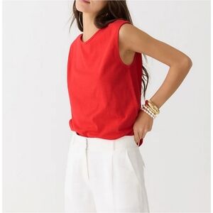 Organic Slub Cotton Muscle T Shirt